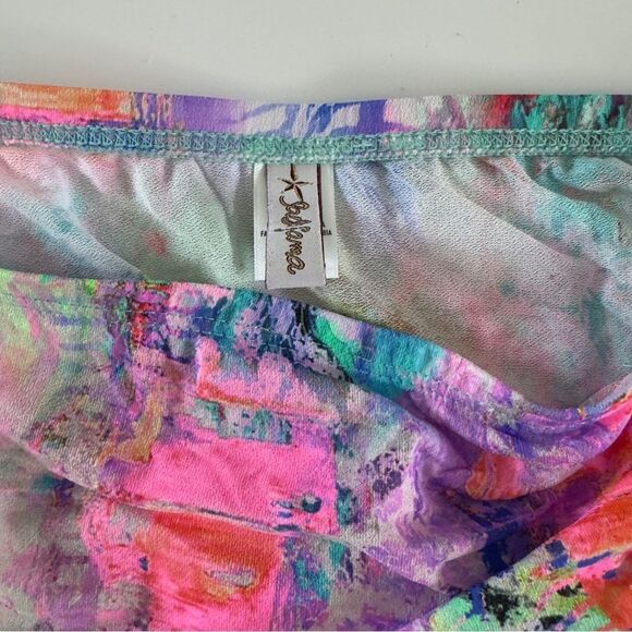 ⭕️ Luli Fama  Scrunch Up Mini Skirt Bikini Cover - Picture 4 of 8